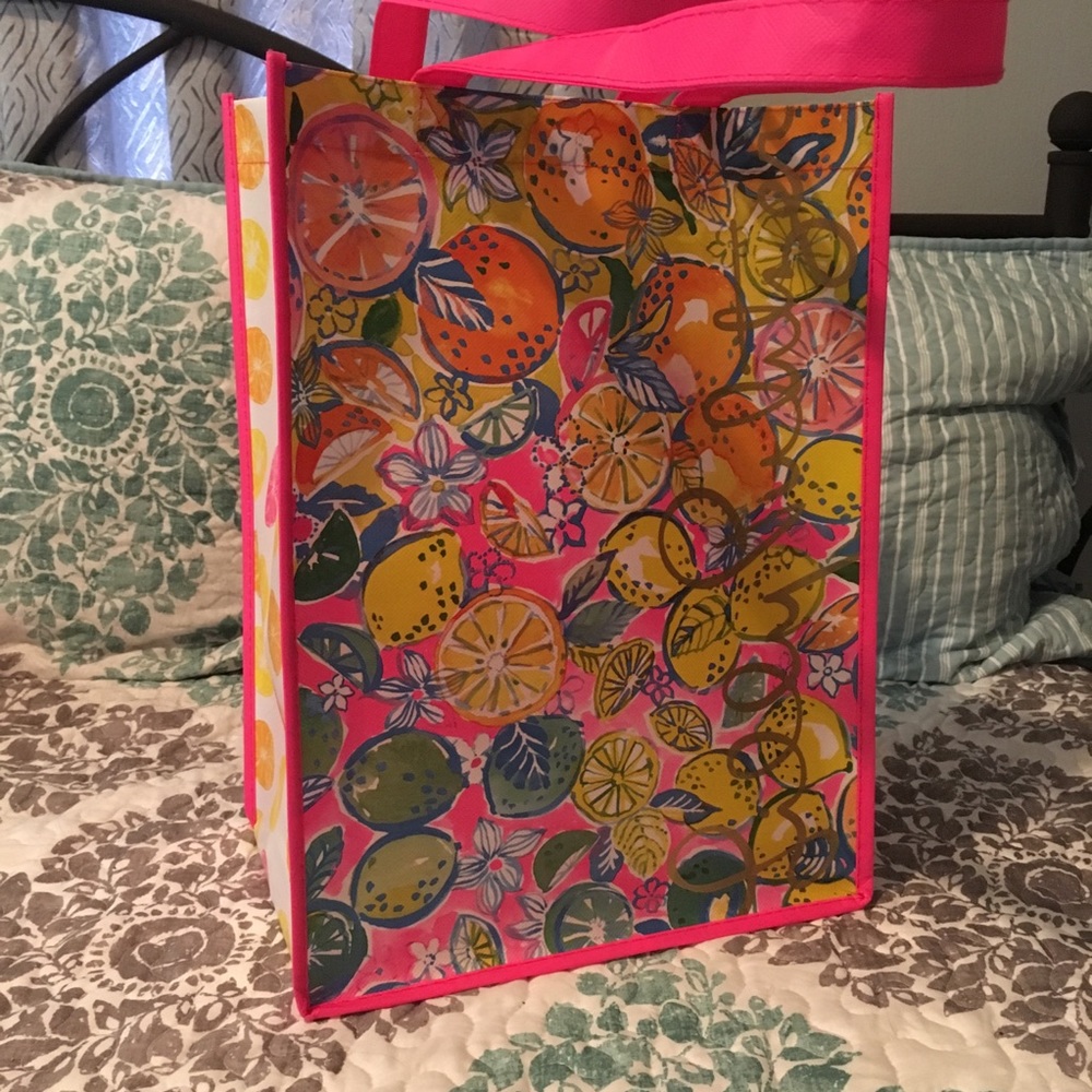 Reusable Lilly shopping tote